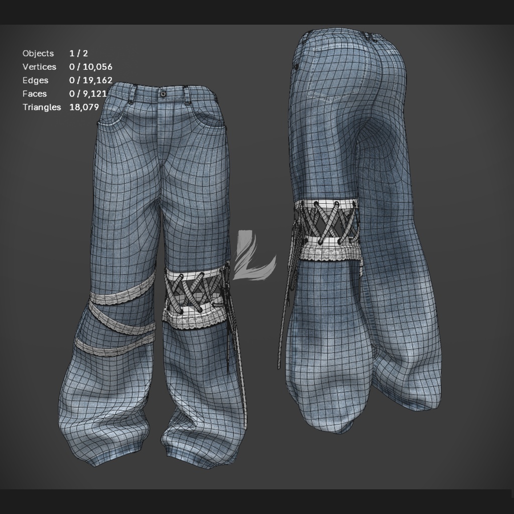 CUTE BAGGY JEANS 森羅 - Shinra