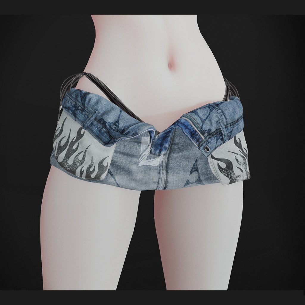 SKIRT INSIDE OUT + PANTIES 森羅 - Shinra