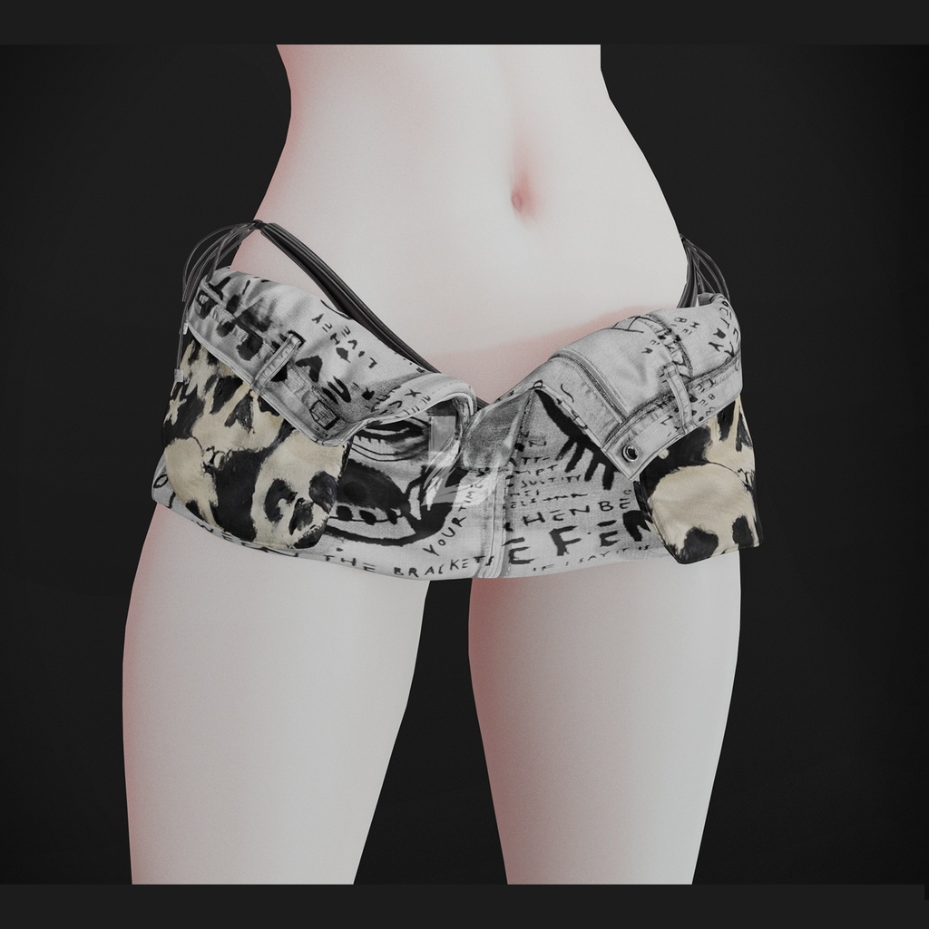 SKIRT INSIDE OUT + PANTIES 森羅 - Shinra