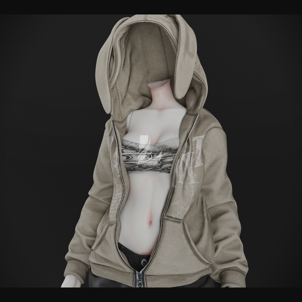 BUNNY HOODIE 森羅 - Shinra