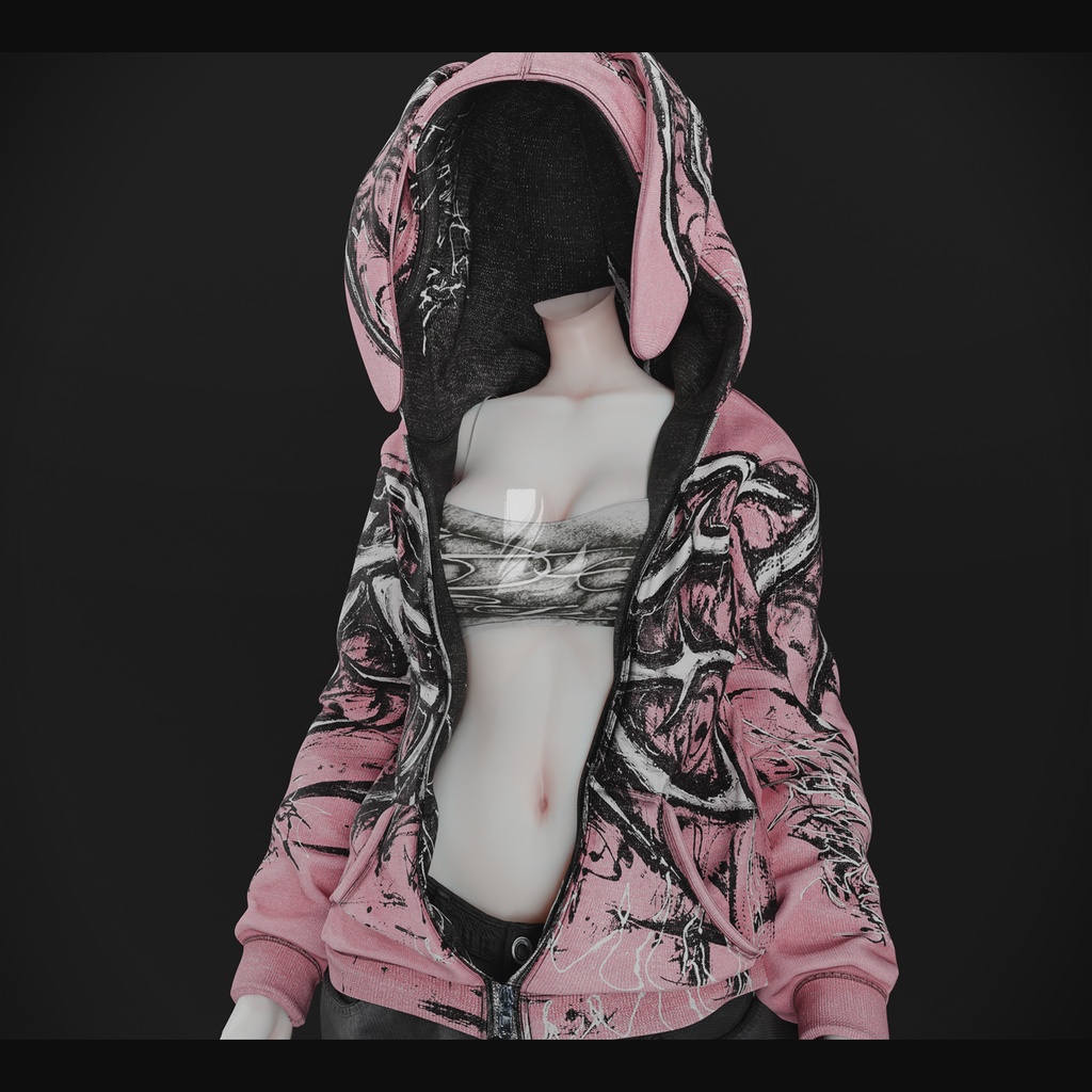 BUNNY HOODIE 森羅 - Shinra