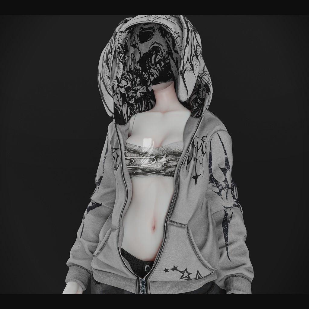 BUNNY HOODIE 森羅 - Shinra
