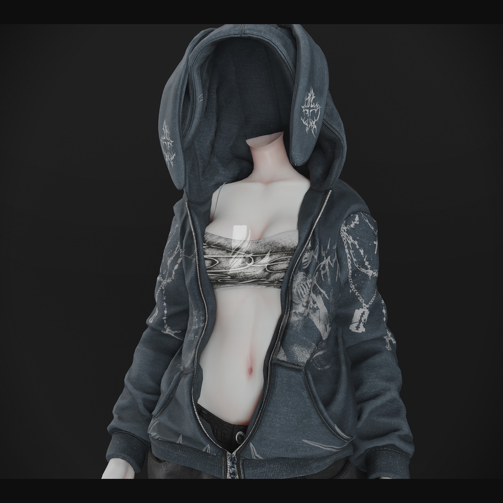 BUNNY HOODIE 森羅 - Shinra