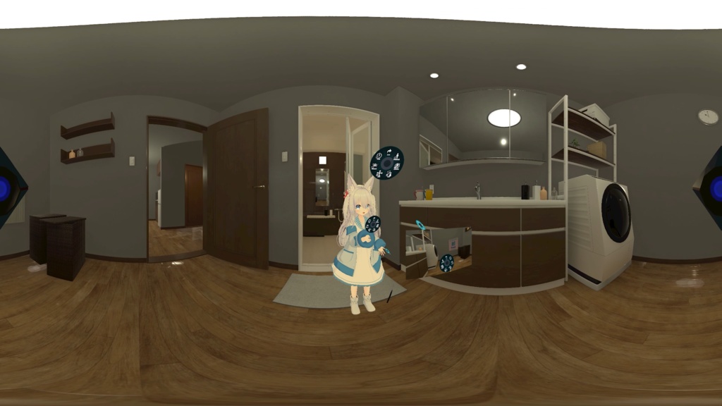 360°パノラマカメラプレハブ VRChat