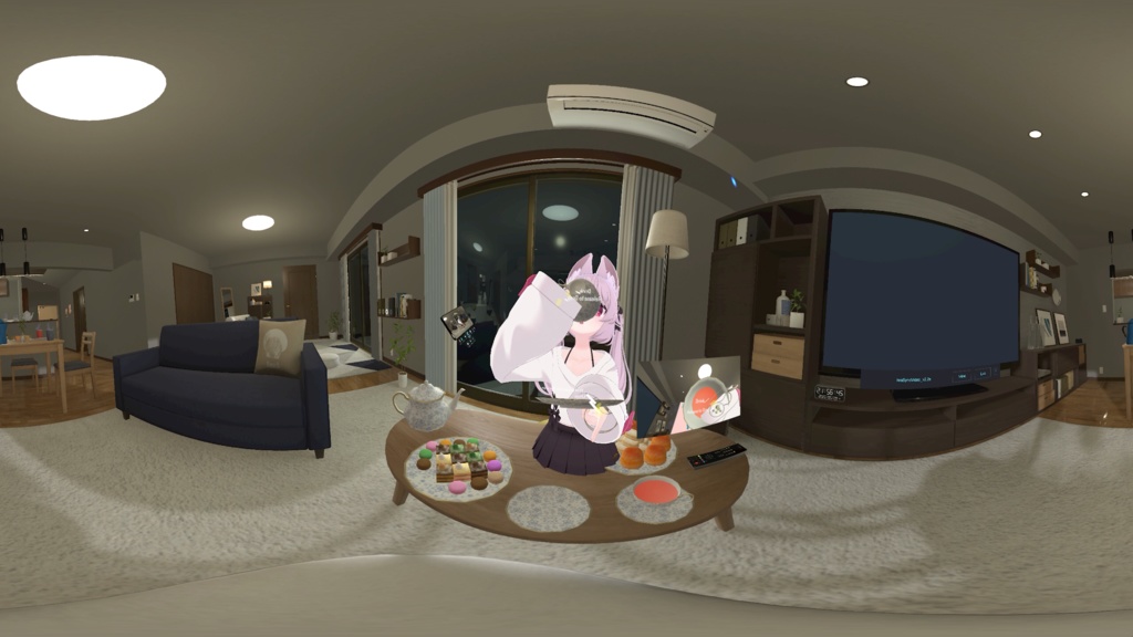 360°パノラマカメラプレハブ VRChat