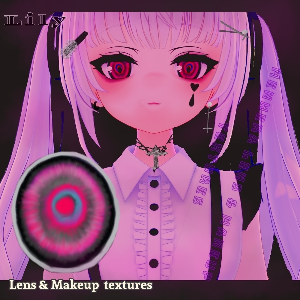 【Lily】🖤🩷Menhera Lens&Makeup textures🩷🖤