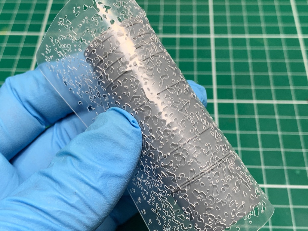 エアブラシ用ステンシル テクスチャー テンプレート_【A】 (ポリプロピレン製)