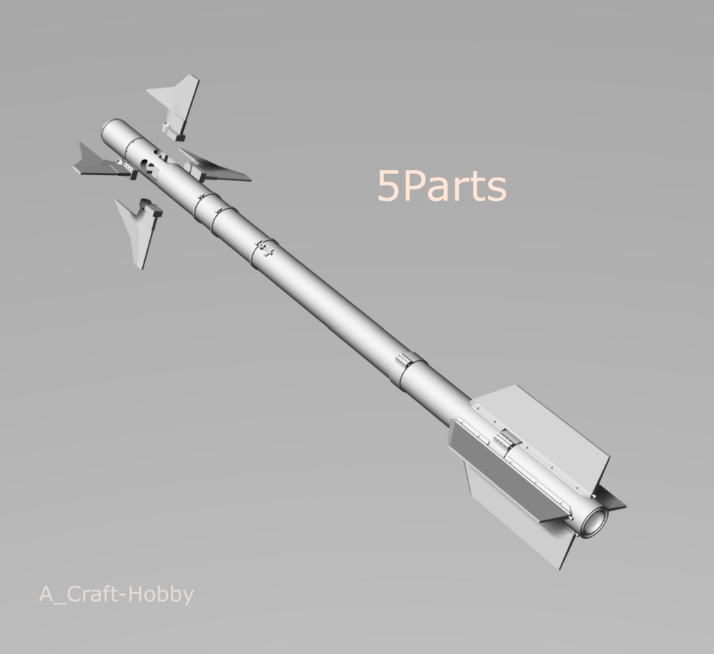 JASDF AAM-3 空対空ミサイル (2発セット)_Ver3.0