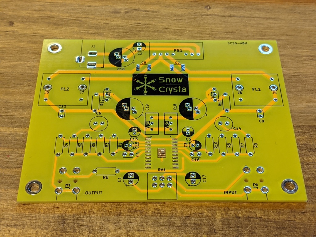 (基板のみ)SCSG-ABH AB級 ヘッドフォンアンプ基板