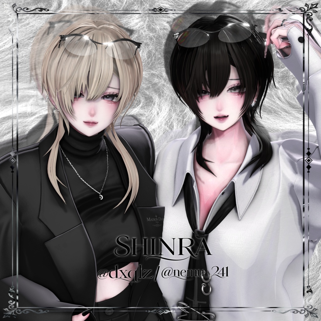 Veil Wolf Hair+Glass【7アバター対応】