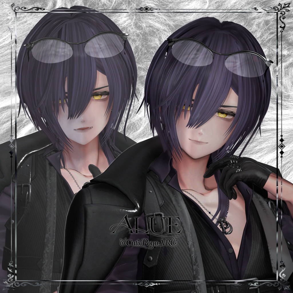 Veil Wolf Hair+Glass【7アバター対応】