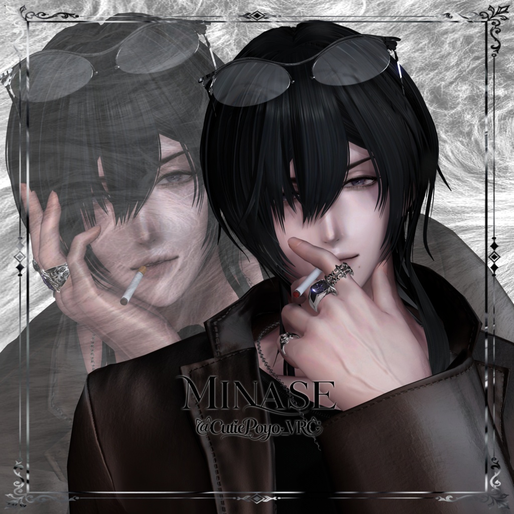 Veil Wolf Hair+Glass【7アバター対応】
