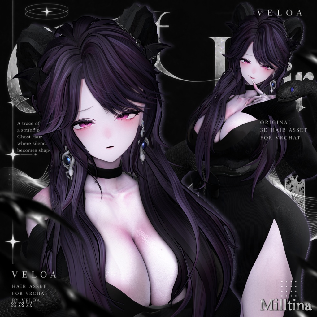 Ghost Hair【+DEVIL(Free)】9Avatars