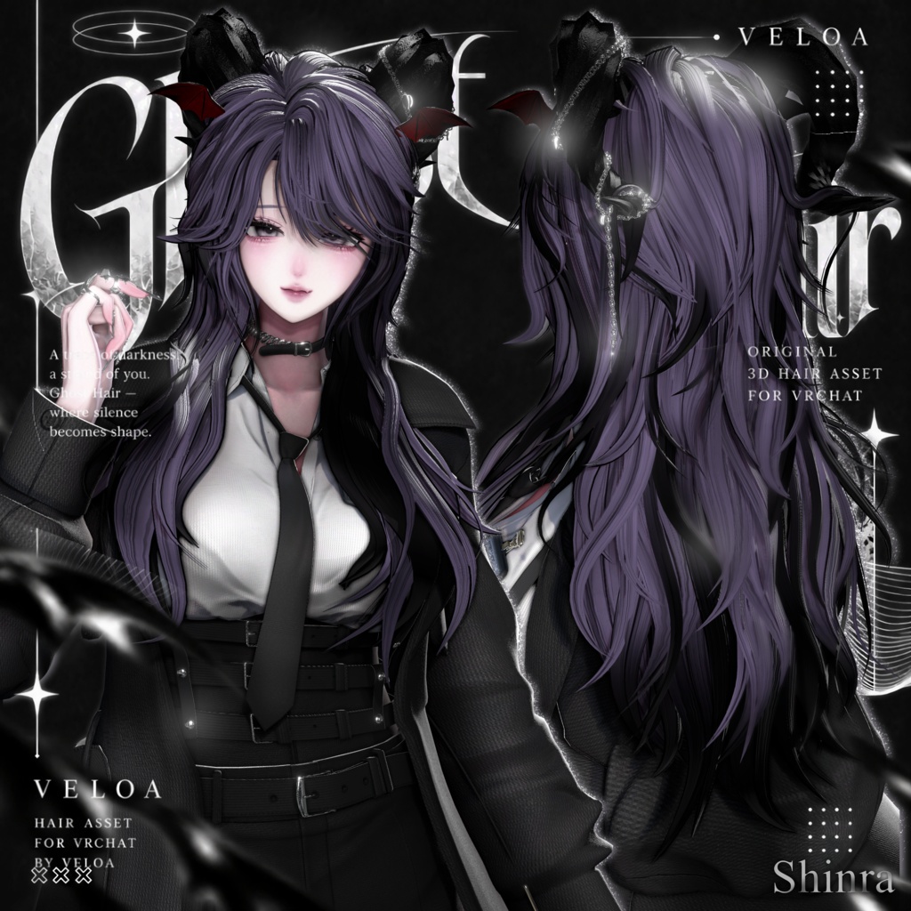 Ghost Hair【+DEVIL(Free)】9Avatars