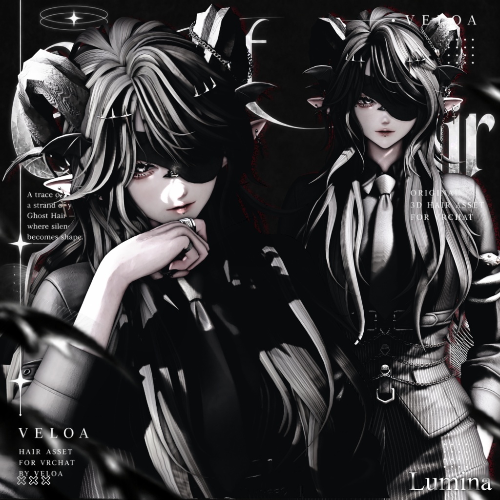 Ghost Hair【+DEVIL(Free)】9Avatars