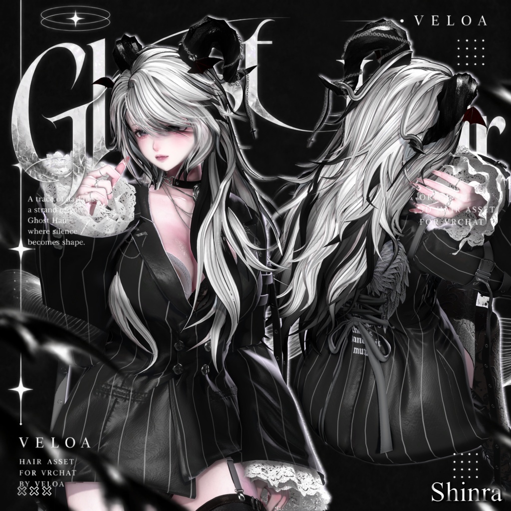 Ghost Hair【+DEVIL(Free)】9Avatars