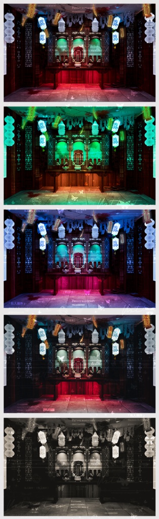 動くVTuberホラー館 配布背景