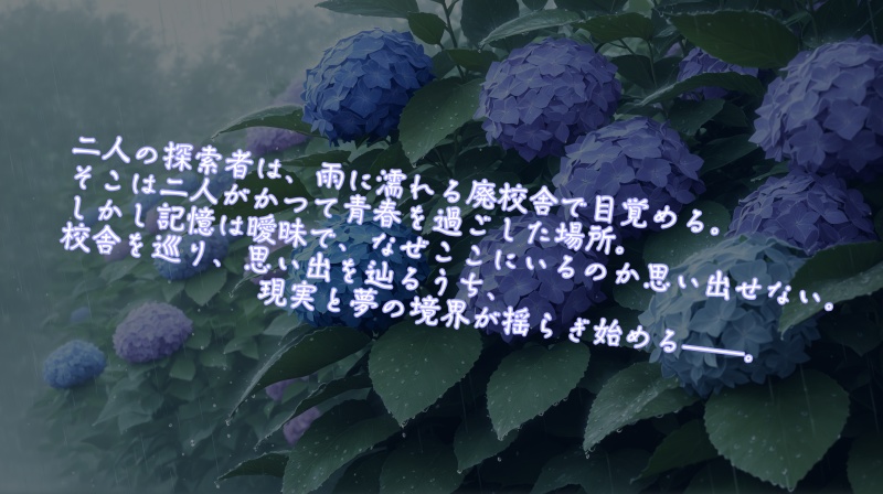 【CoC無料シナリオ】紫陽花は雨音を忘れない【タイマン】