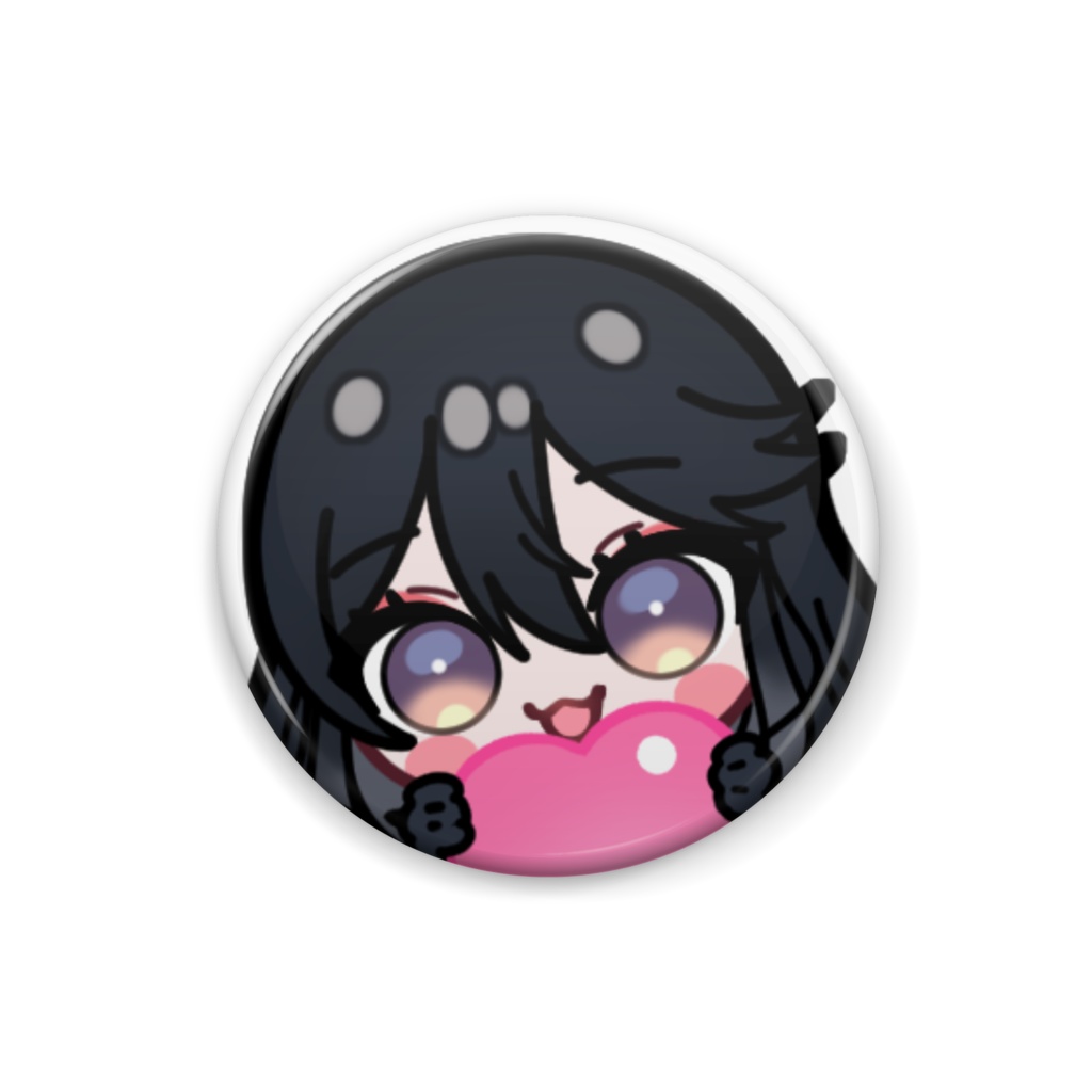 天羽八重 1st Anniversary 缶バッジ(ハート)