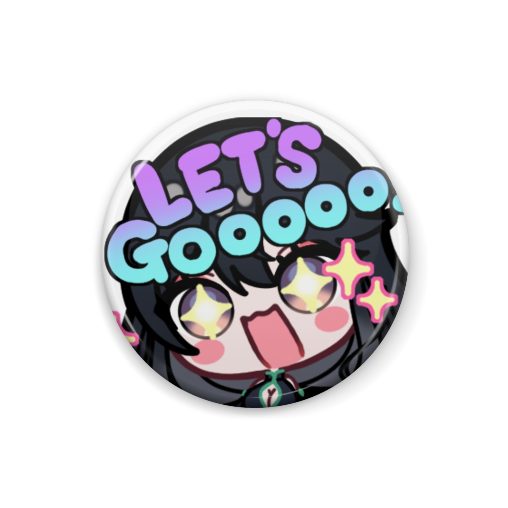 天羽八重 1st Anniversary 缶バッジ(レッツゴー)