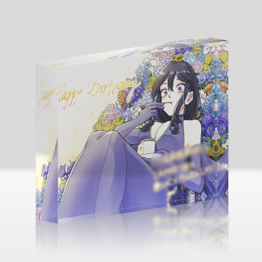 天羽八重 1st Anniversary アクリルブロック(手書きメッセージ入り)