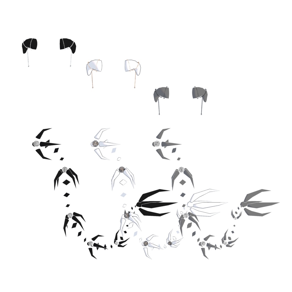 Chain Horn&Spine Tail 【VRChat】