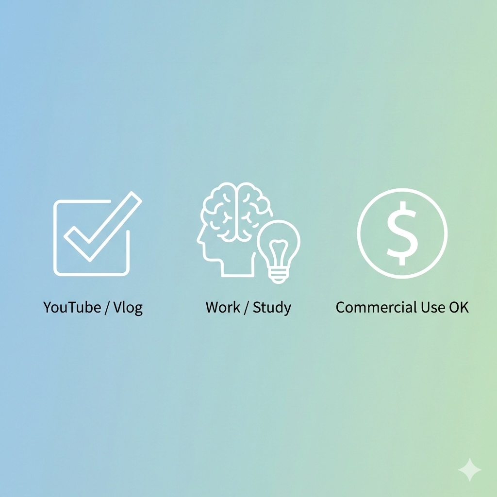 【用途特化】Vlog向けBGM素材集|全20曲|商用利用可