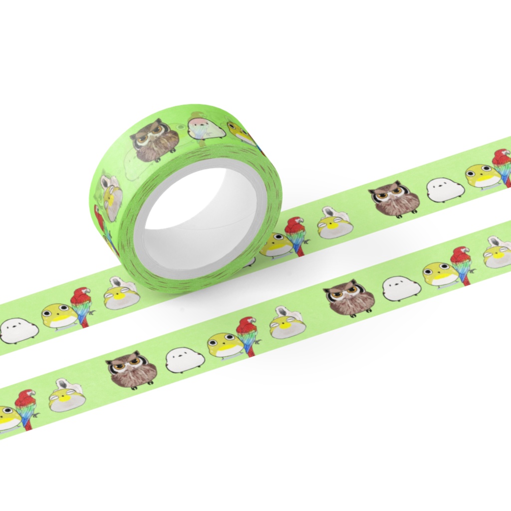 とりさんマスキングテープ