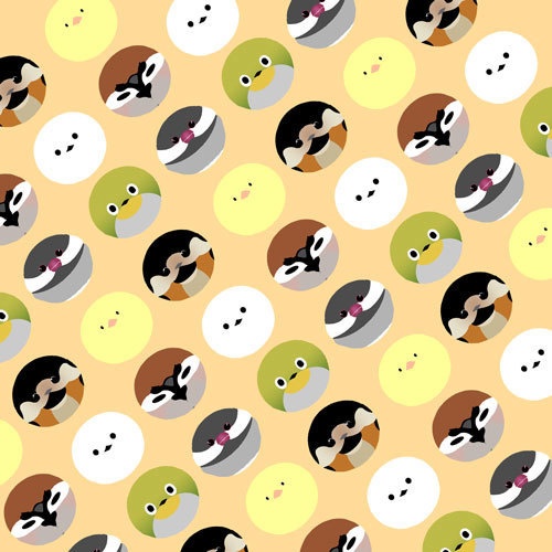 【めがねふき】まるっこ鳥さん