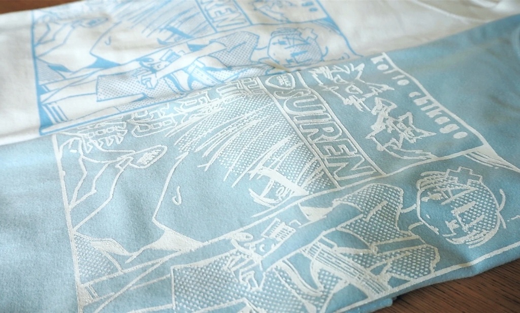 胡惟くんTシャツ〖白/水色〗