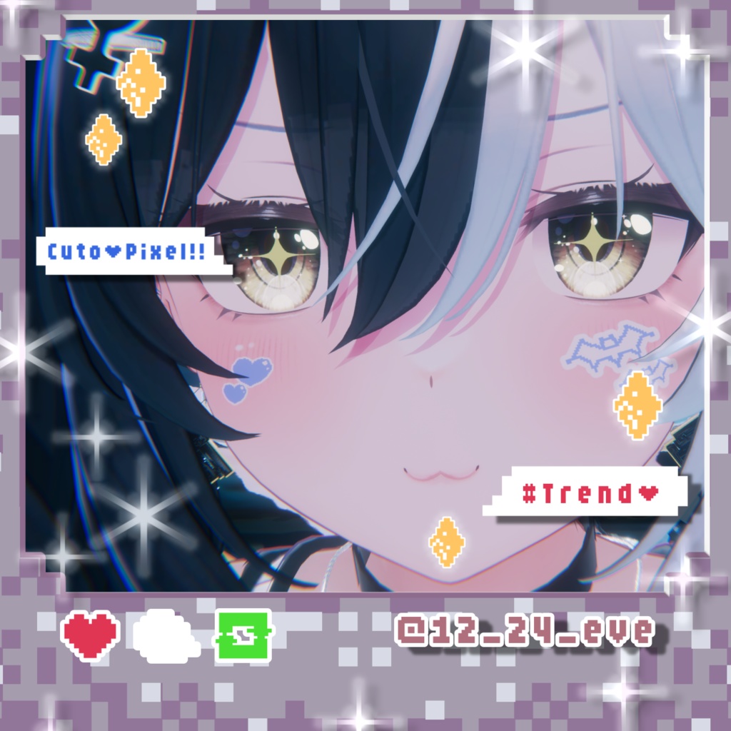 【タトゥー】Pixel ChouChou TATOO【VRC】