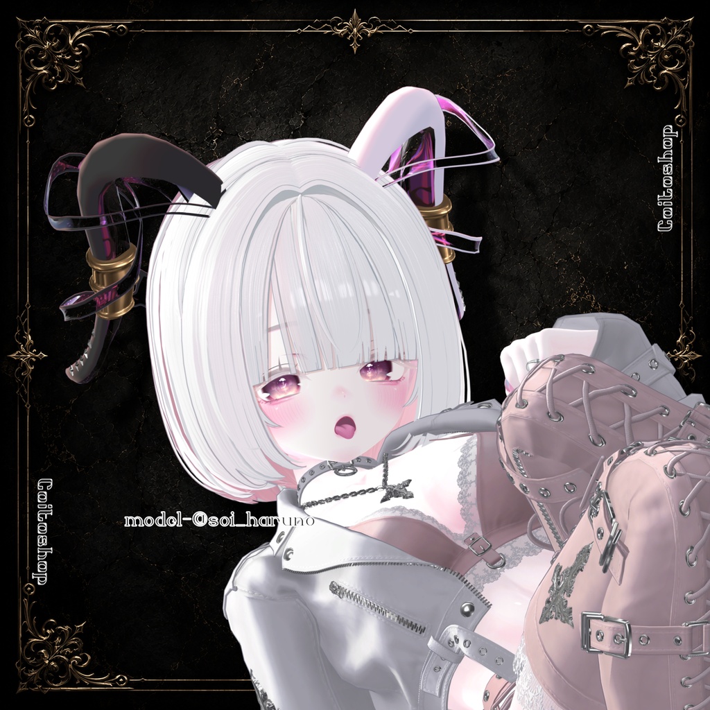 ⟡.· 月詠_Ribbon.Horn_ ⟡.·【VRC想定】