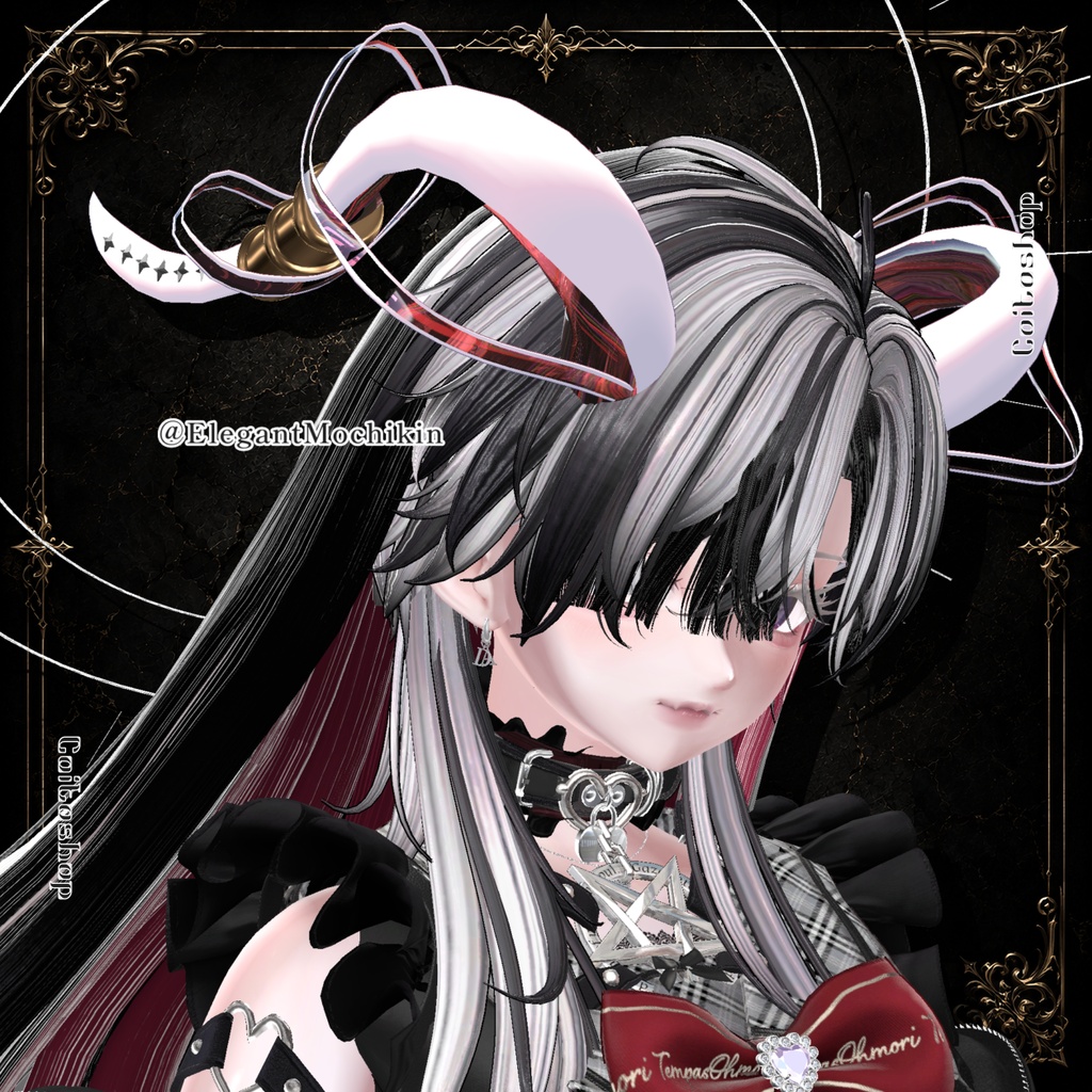 ⟡.· 月詠_Ribbon.Horn_ ⟡.·【VRC想定】