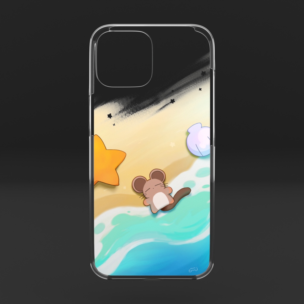 栢森エマ INONAKAクリアiPhoneケース(海)