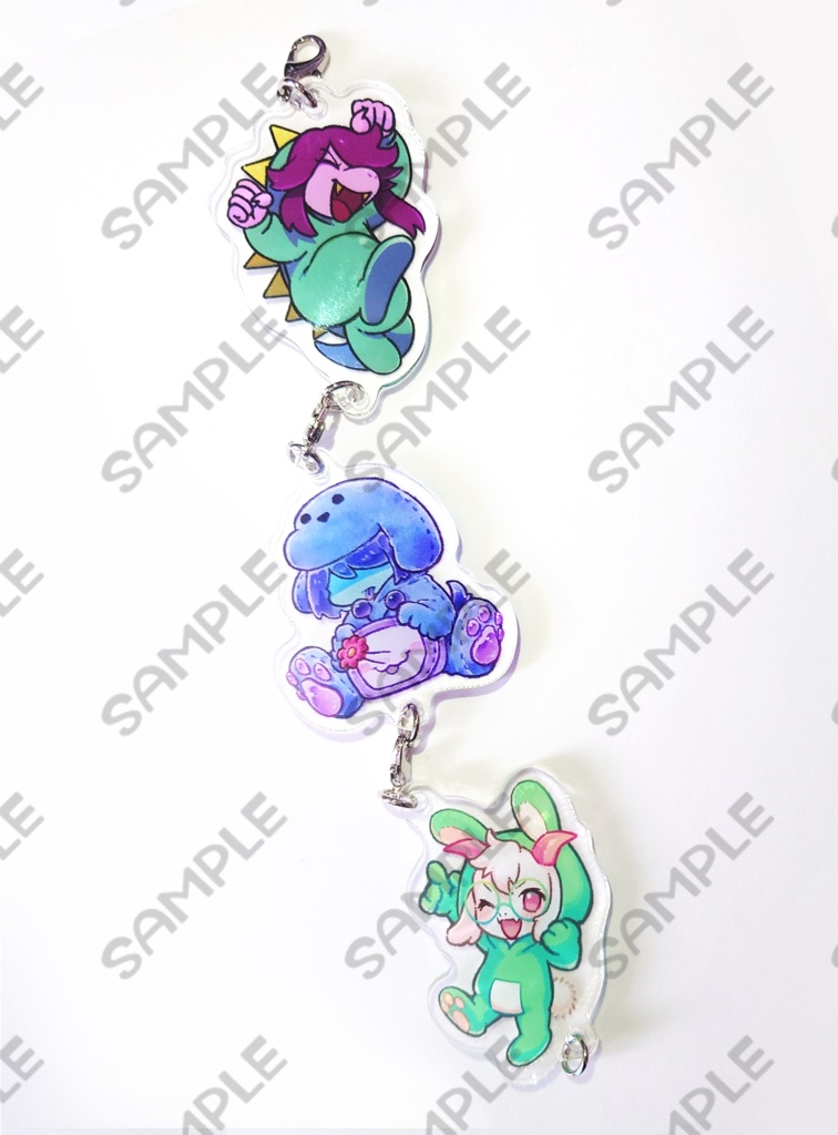 つながる！アクリルキーホルダー