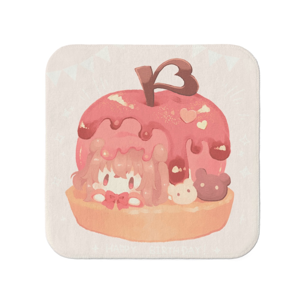 【ケーキりんご】ちっちゃいたおる