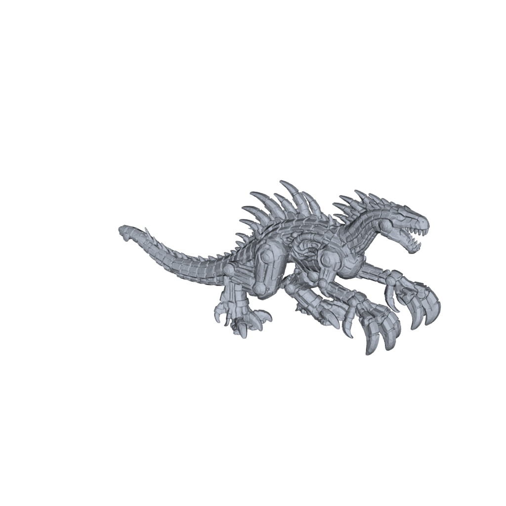 VoltRaptor 01｜電撃強襲型サイバーラプター｜Civerbestias W01｜3Dプリント STL