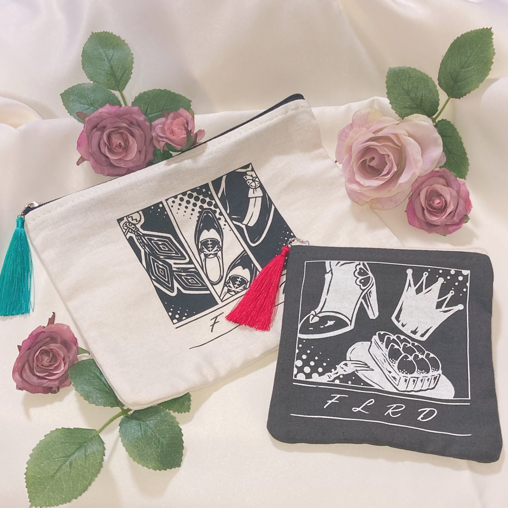 【フロリド】おおきいフロくんとちいちゃいリドくんのポーチ