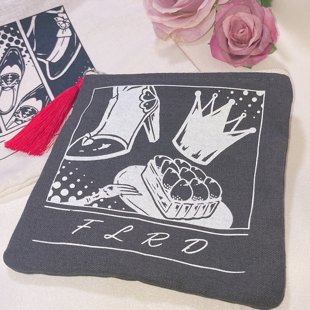 【フロリド】おおきいフロくんとちいちゃいリドくんのポーチ