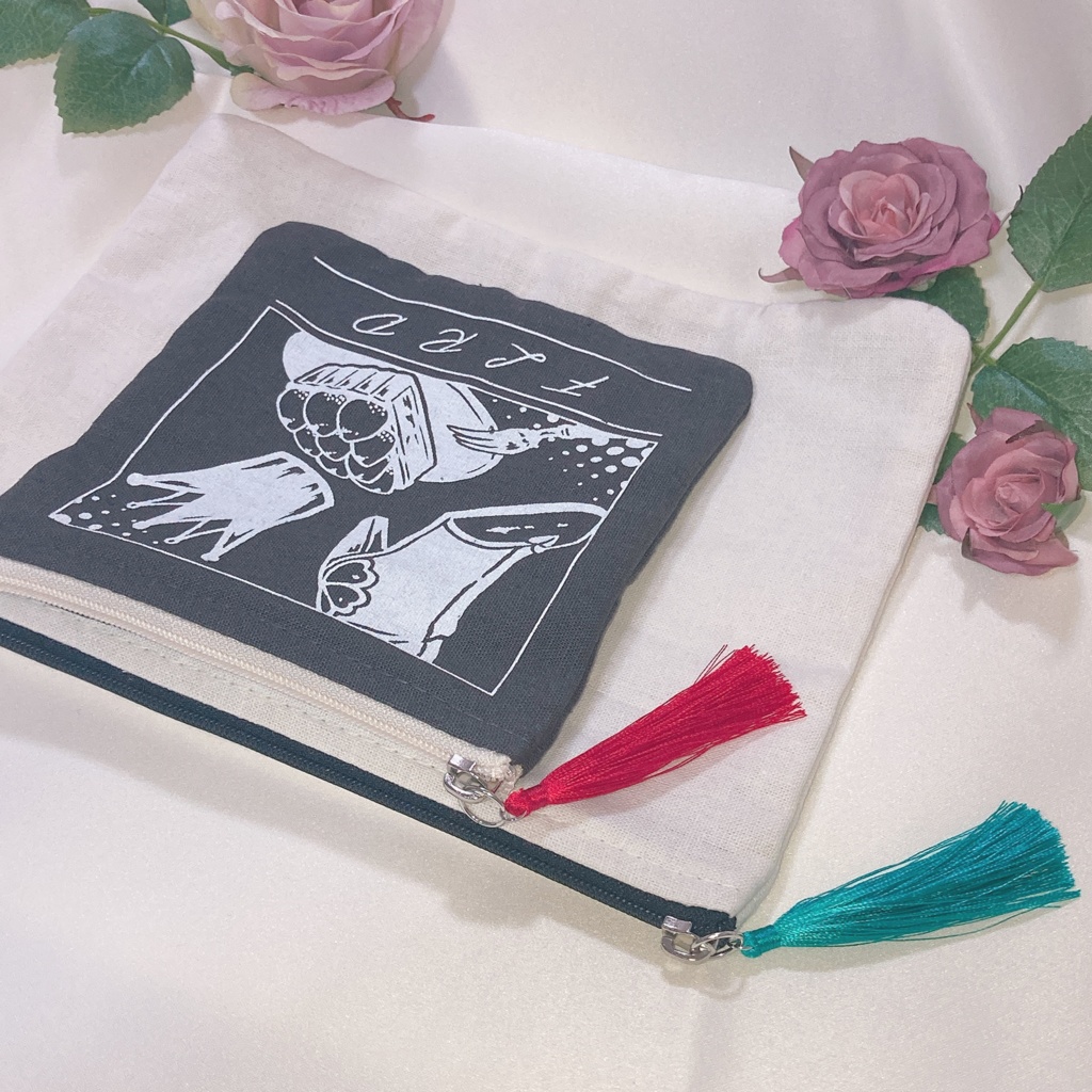 【フロリド】おおきいフロくんとちいちゃいリドくんのポーチ