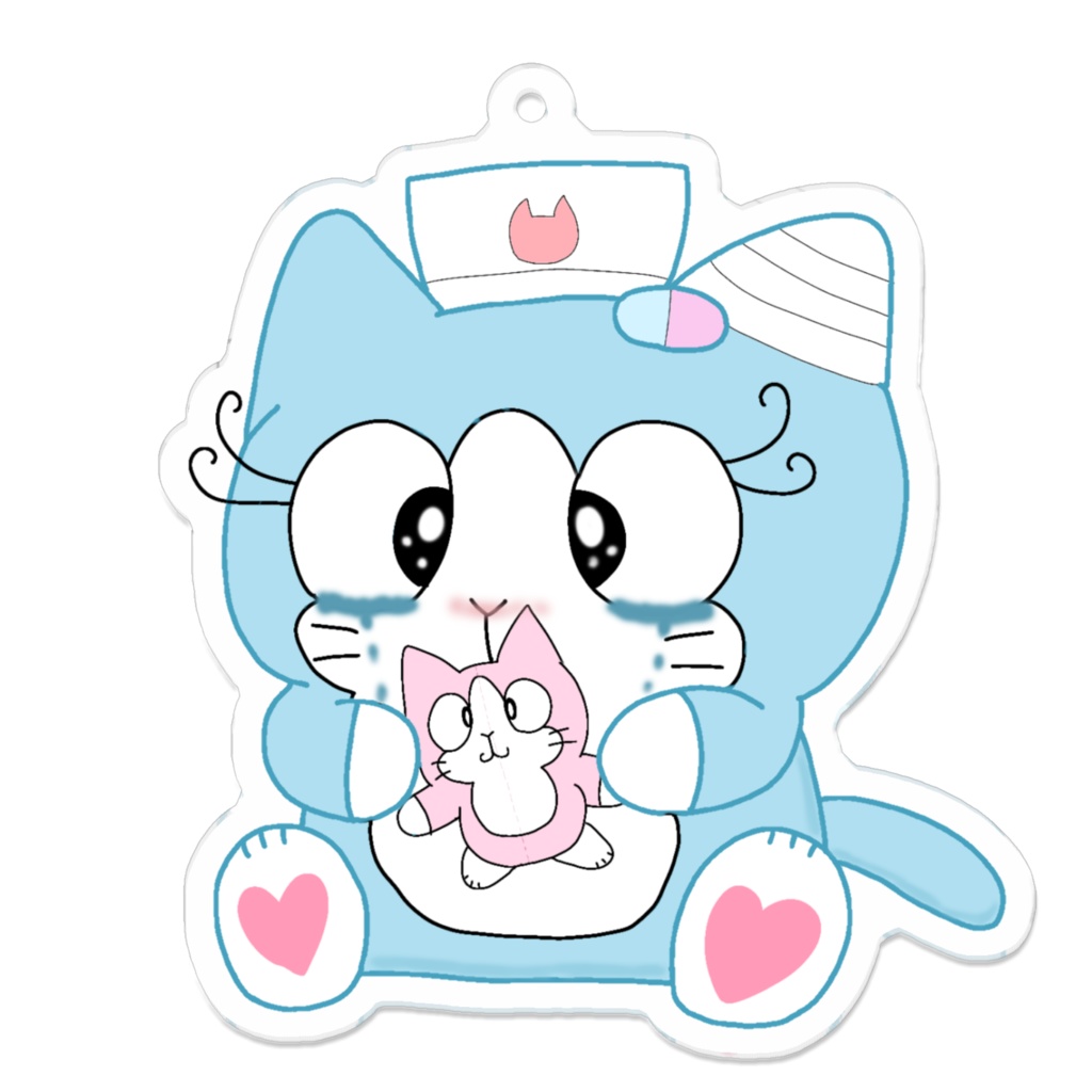 病みかわ💙ブルーニャ つらたん アクリルキーホルダー