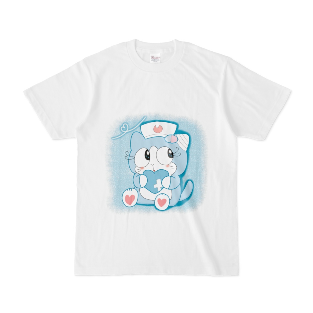 病みかわ💙ブルーニャ こっちみてみて Tシャツ