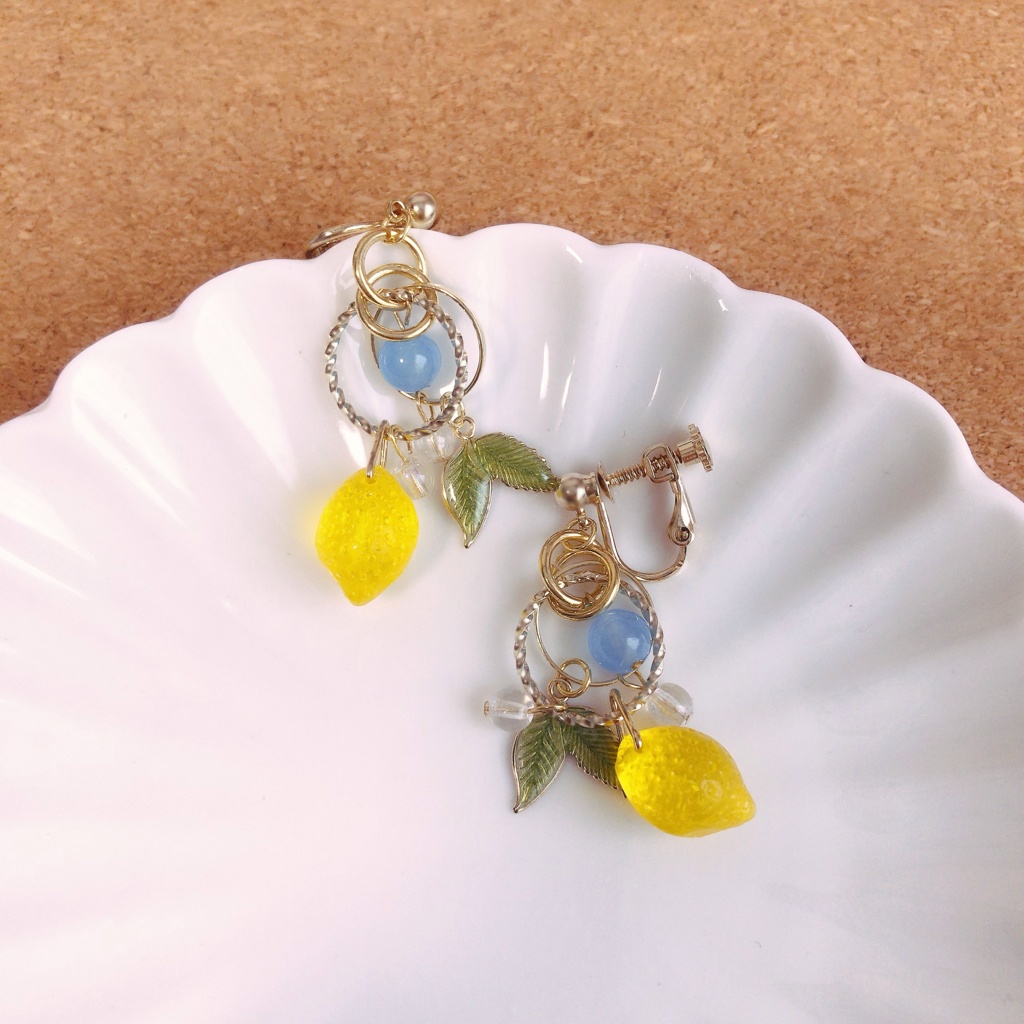 チェコレモン(エポリーフ)ピアス、イヤリング