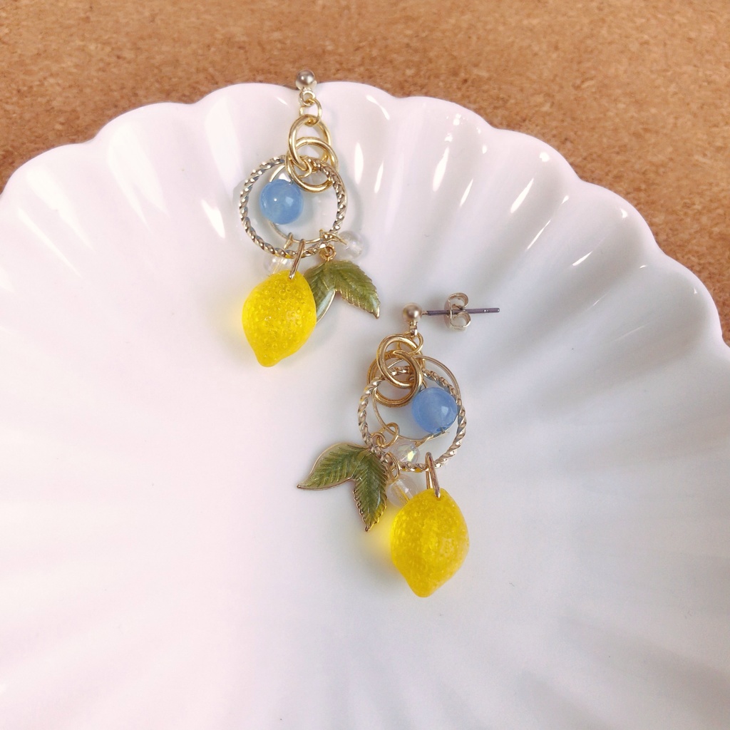 チェコレモン(エポリーフ)ピアス、イヤリング