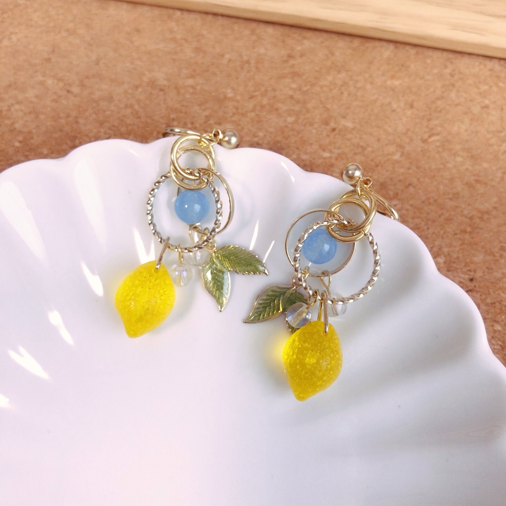 チェコレモン(エポリーフ)ピアス、イヤリング