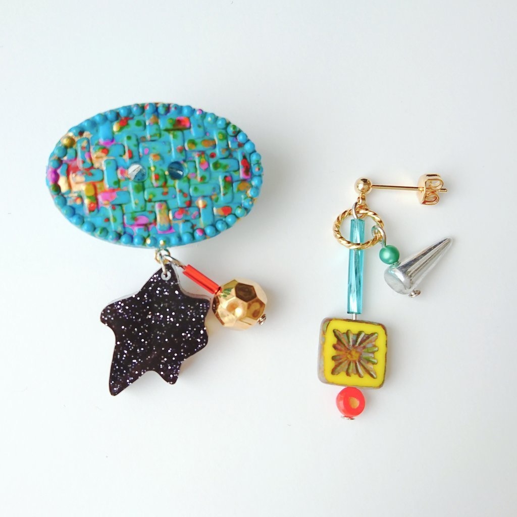 アシメピアス:J