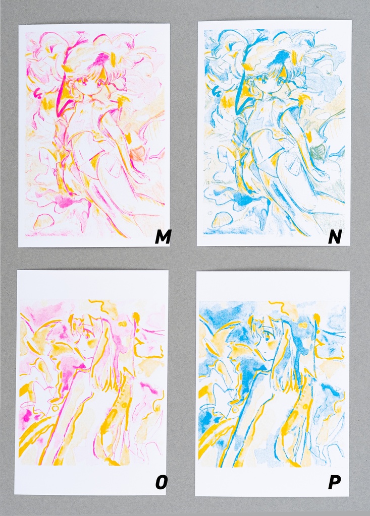 Risograph Postcard リソグラフポストカード