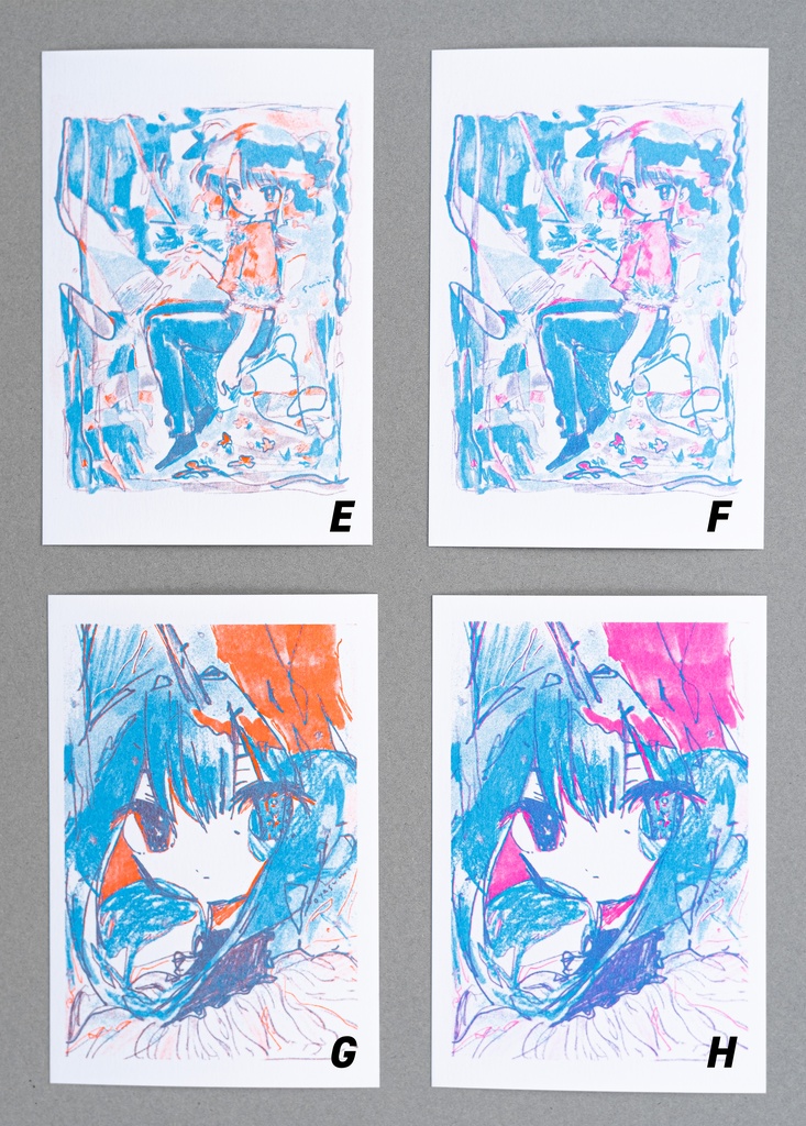 Risograph Postcard リソグラフポストカード