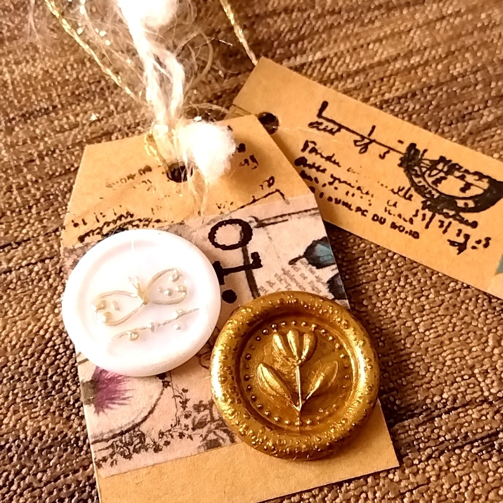 天使柄シーリングスタンプセット