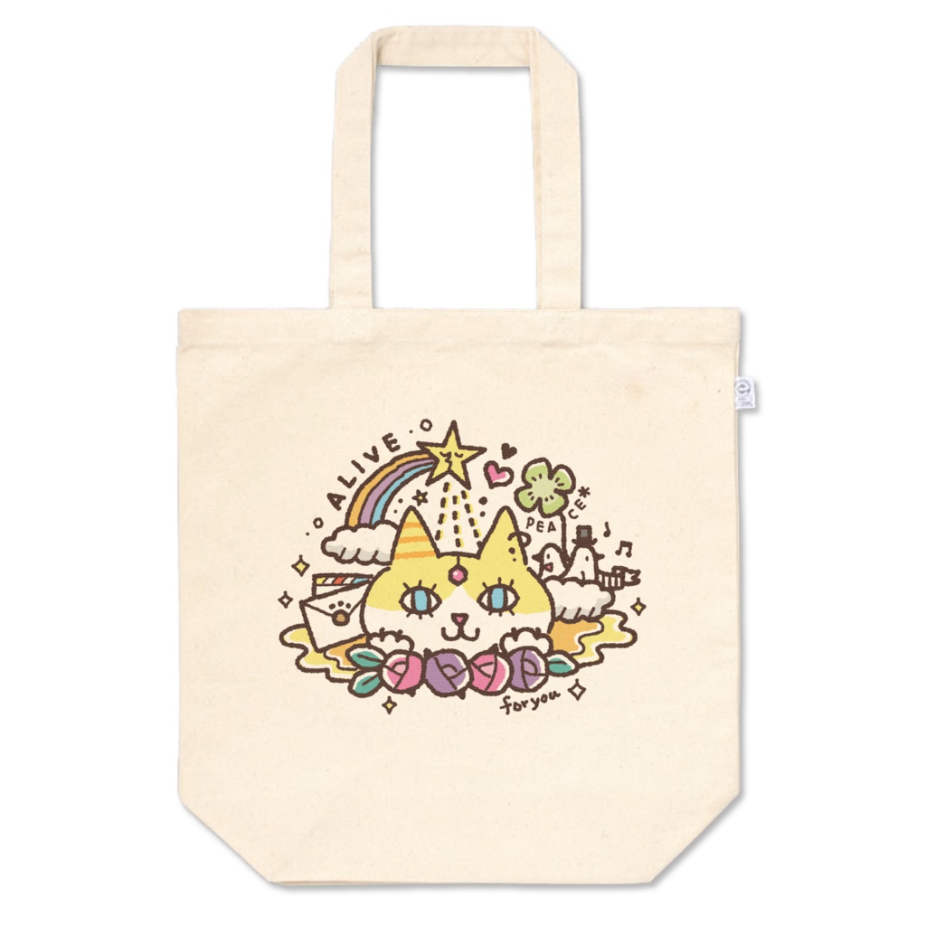 ジーニアス　イラストトートバッグ